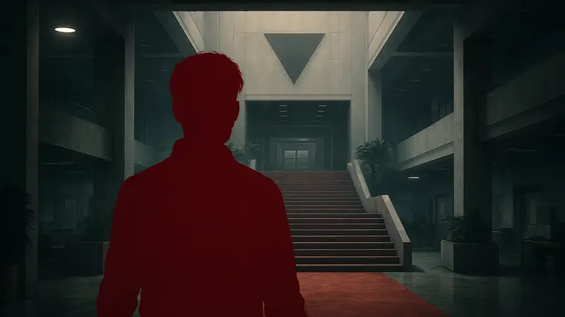 Скриншот из игры Control Resonant с Диланом Фейденом, будущим героем сиквела Remedy.