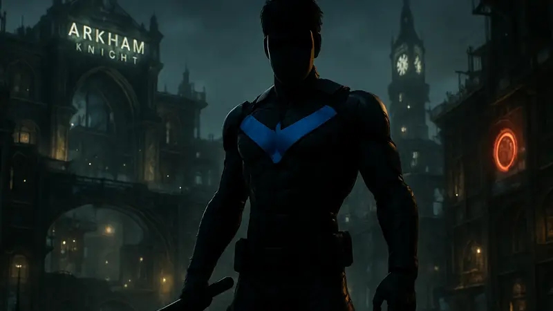 Детализированная коллекционная фигурка Найтвинга от Hot Toys по игре Batman: Arkham Knight.