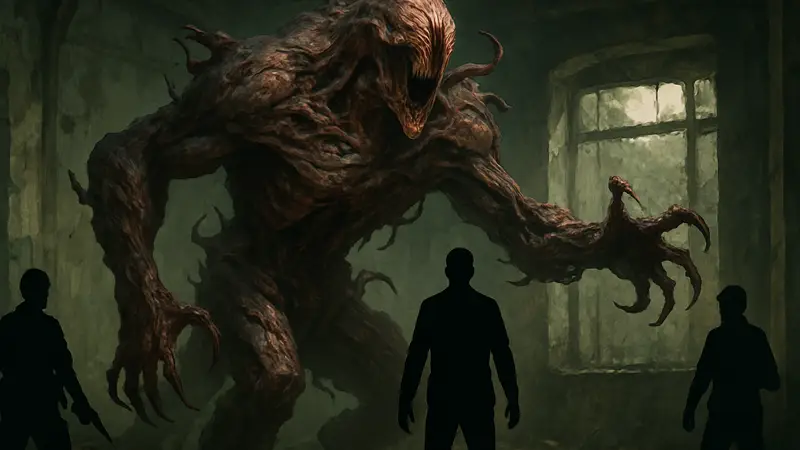 Альтернативная монструозная форма Виктора Гидеона из Resident Evil Requiem.