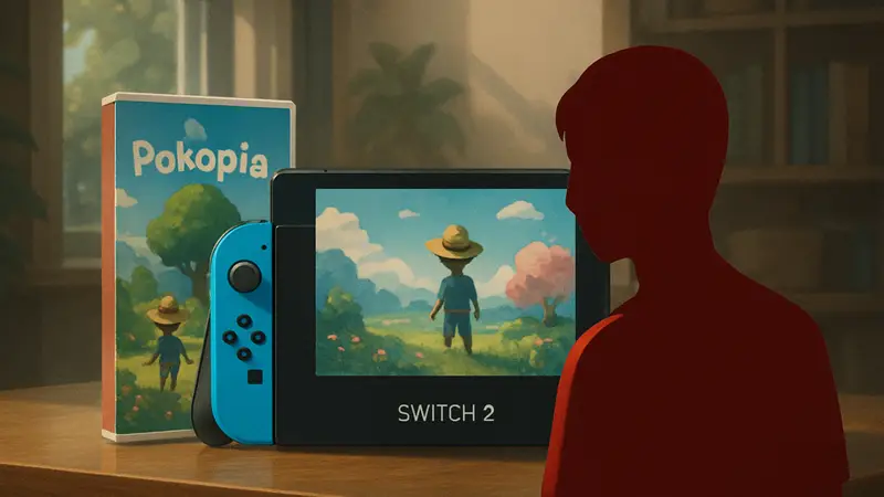 Консоль Nintendo Switch 2 с играми Pokopia и Donkey Kong