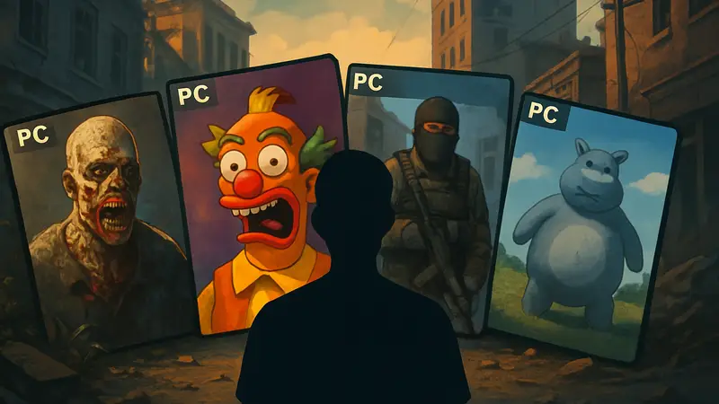 Подборка обложек самых низкооцененных игр в Steam. Худшие игры на ПК.
