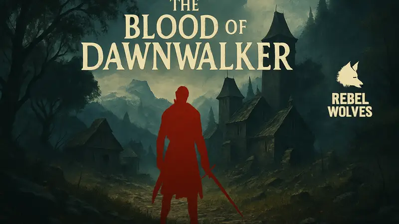 Логотип или арт-кадр из игры The Blood of Dawnwalker от студии Rebel Wolves.
