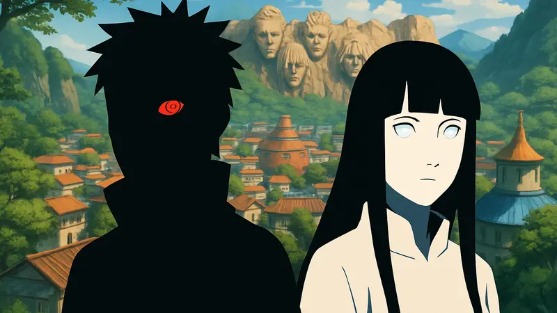 Персонажи из аниме Наруто, использующие Шаринган и Бьякуган.