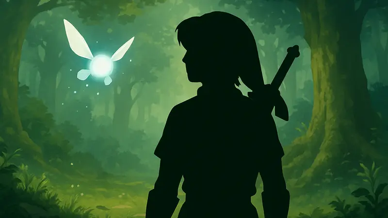 Фея Нави из игры The Legend of Zelda: Ocarina of Time, летающая вокруг Линка.