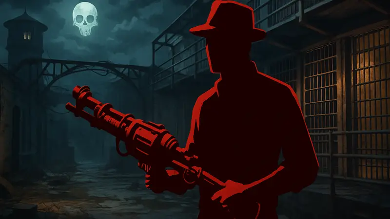 Игровой персонаж держит Blundergat в Black Ops 2 Zombies Mob of the Dead