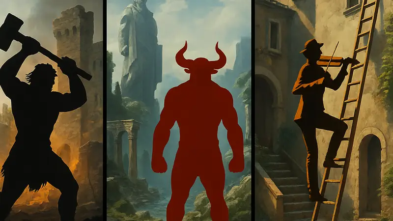 Игровые новинки для ПК: скриншоты из игр Samson, Minos и про скрипача с лестницей.