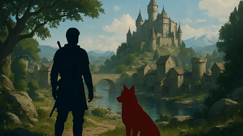 Скриншот Crimson Desert: персонаж с питомцем в фэнтезийном мире, гайд по питомцам