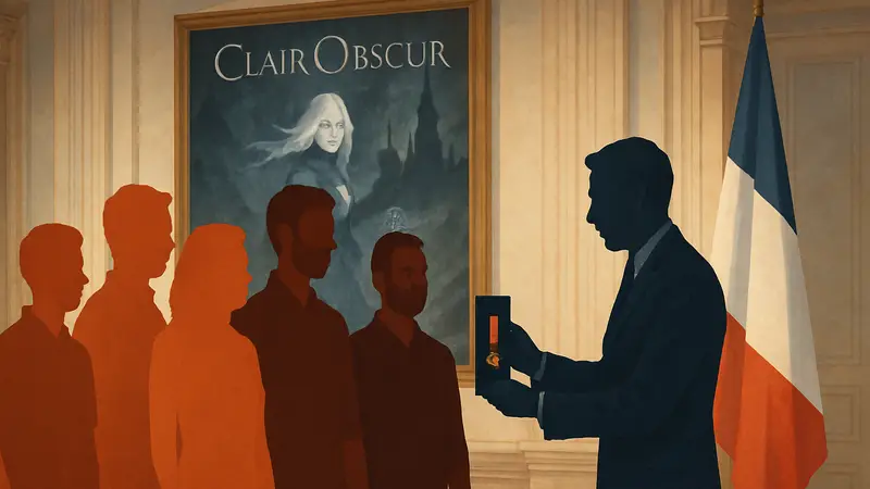 Команда Sandfall Interactive, создатели игры Clair Obscur, получает награду от Франции