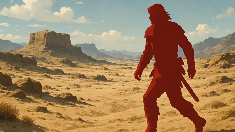 Клифф из Crimson Desert на фоне пустыни