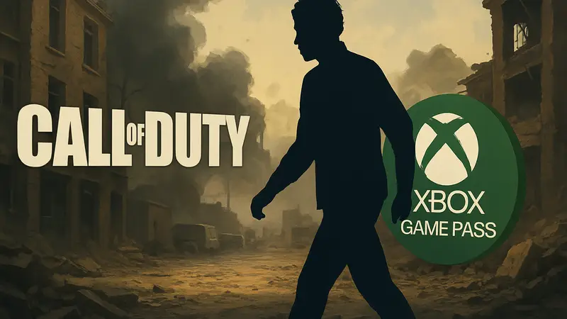Логотип Call of Duty и Xbox Game Pass, иллюстрация слухов о возможном уходе игры из подписки