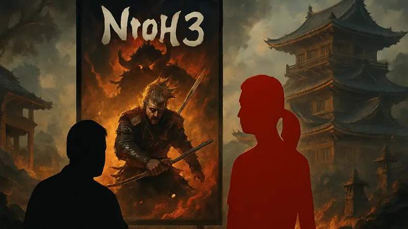 Фейковый обзор несуществующей игры Nioh 3 и студия Team Ninja.