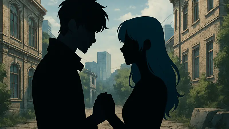 Сон Джин-Ву с новой героиней из манхвы Solo Leveling, романтическая сцена