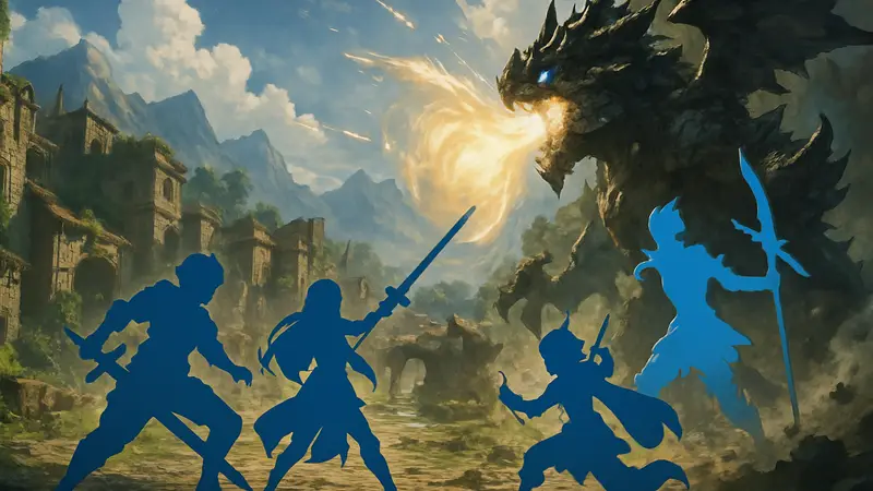 Игровые персонажи из Granblue Fantasy: Relink в бою, демонстрирующие новый режим и контент.