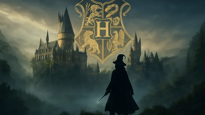 Логотип и символика Hogwarts Legacy, намёки на сиквел игры.
