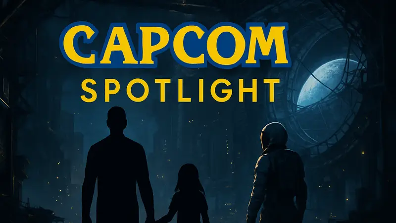 Логотип Capcom Spotlight с намёком на игру Pragmata и другие анонсы от Capcom.