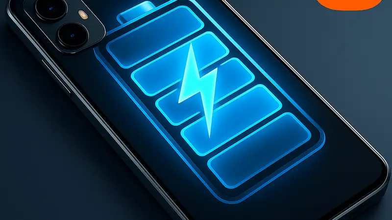 Смартфон Redmi Turbo 5 Max с изображением мощной батареи и логотипом Xiaomi
