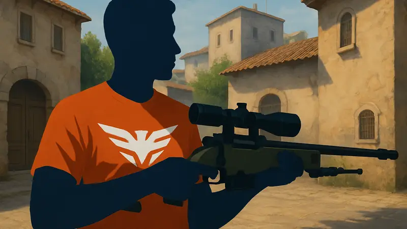 Испанский киберспортсмен MartinezSa в форме HEROIC с AWP
