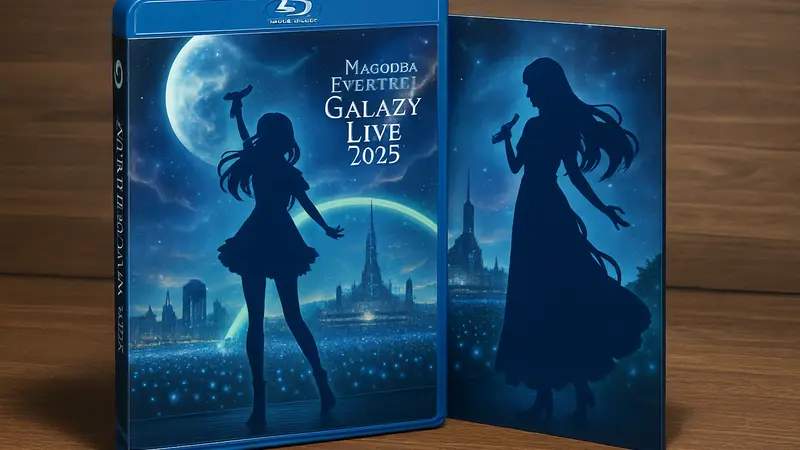 Дизайн обложки и упаковки Blu-ray диска Macross Frontier Galaxy Live Final 2025