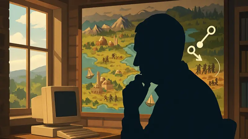 Сид Мейер, создатель Civilization, размышляет над концепцией RTS для своей игры.