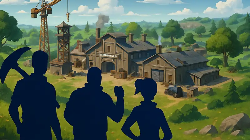 Игроки Fortnite разблокировали Builders Barracks, новое крупное ПОИ на карте, скриншот из игры