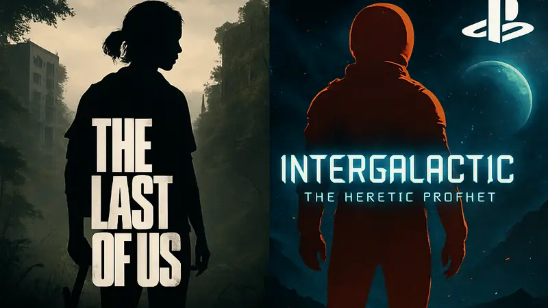 Логотип The Last of Us Part II и Intergalactic: The Heretic Prophet, PlayStation