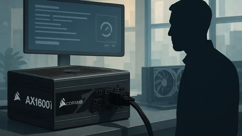 Обновлённый блок питания Corsair AX1600i с функцией мониторинга контактов и новыми разъёмами для GPU.