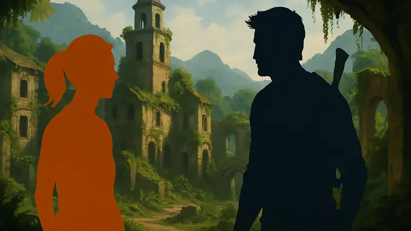Елена Фишер и Нейтан Дрейк из Uncharted 4