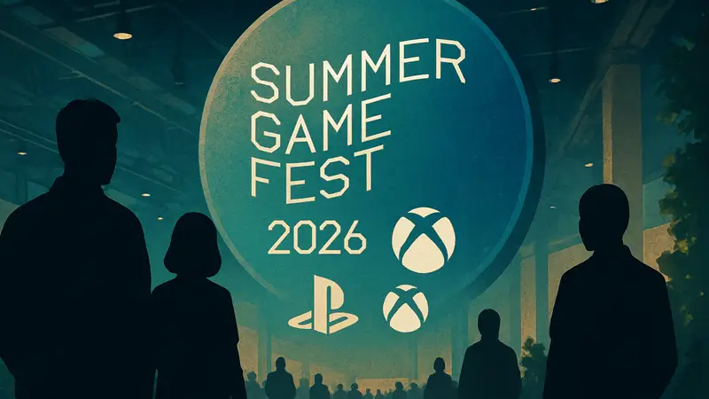 Логотип Summer Game Fest 2026 с символами PlayStation и Xbox