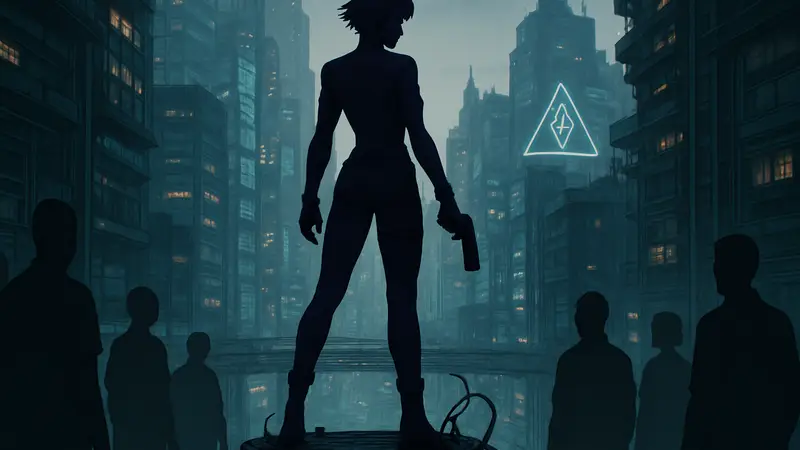 Полноразмерная статуя Мотоко Кусанаги из аниме «Призрак в доспехах: Синдром одиночки» в высоком разрешении