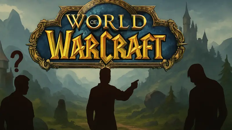 Логотип World of Warcraft на фоне игрового мира, символизирующий угрозы, связанные с моделью live service.
