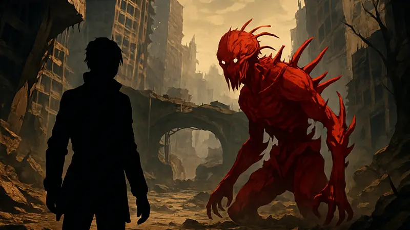 Скриншот из Code Vein 2, показывающий Ложного Родственника или конкретную локацию фарма.
