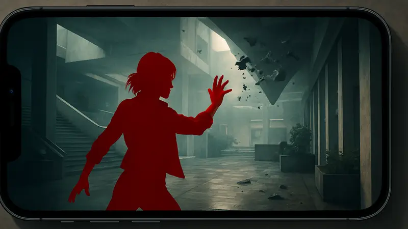 Джесси Фейден из Control Ultimate Edition использует способности на экране iPhone.