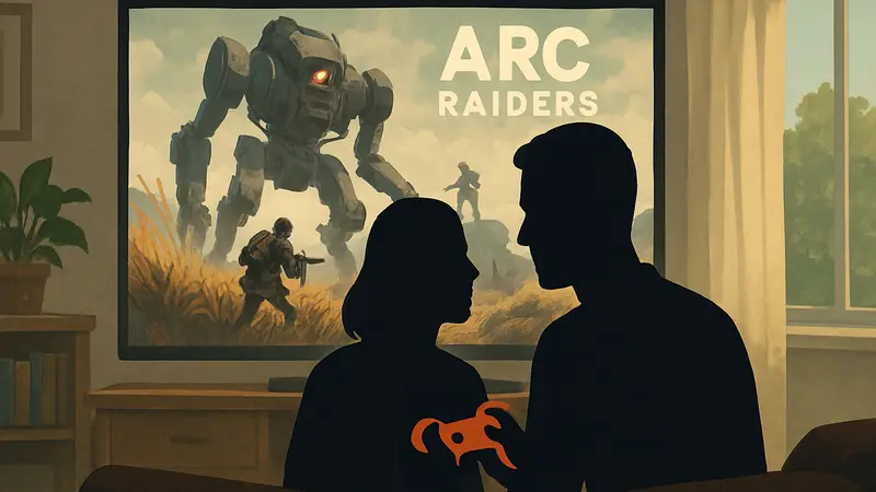 Пара играет в ARC Raiders, символизирующая укрепление отношений и совместное время
