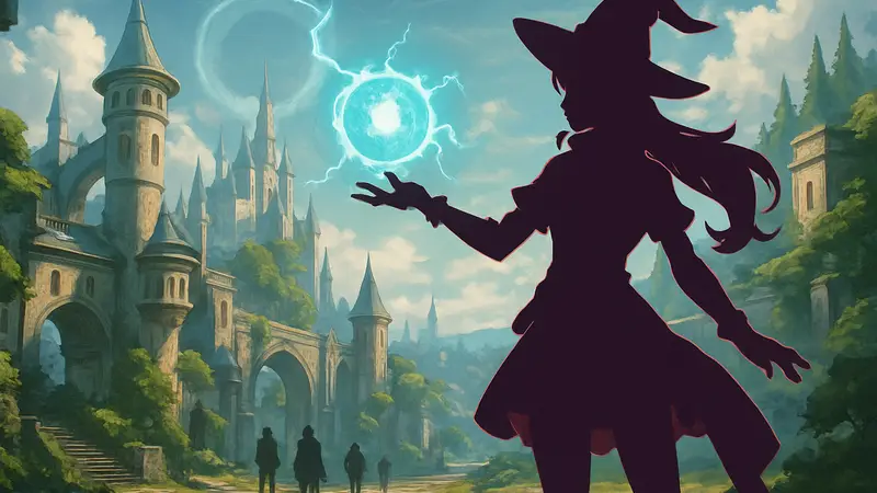 Новый персонаж Шарон из игры Etheria: Restart, демонстрирующая свои способности.