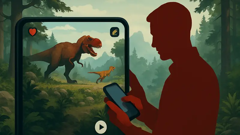Изображение геймплея мобильной игры Carnivore, доступной вне официальных магазинов
