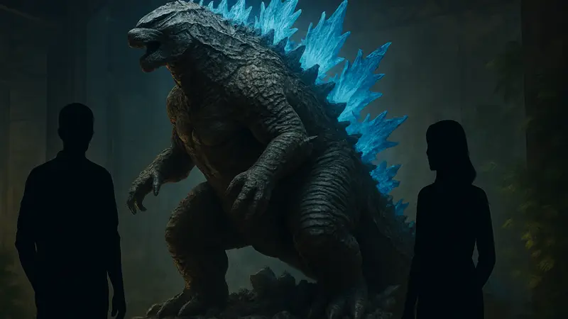 Статуя Годзиллы со светодиодами от Prime 1 Studio по фильму «Годзилла и Конг»