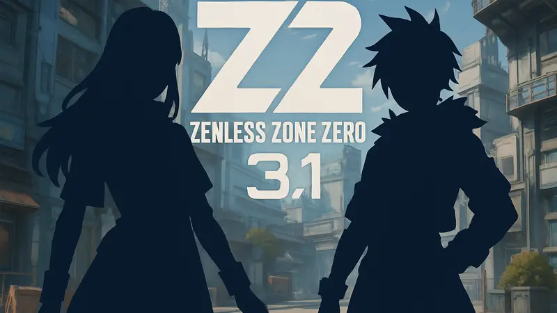 Персонажи Remielle Dan и Sigrid на фоне логотипа Zenless Zone Zero 3.1
