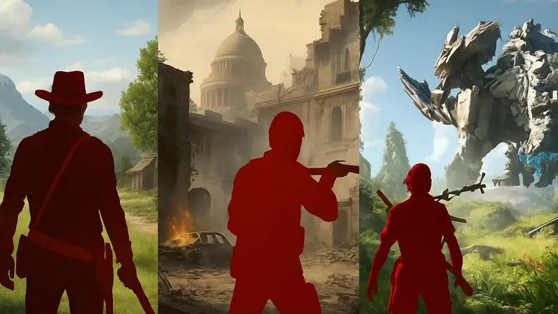 Игровые сцены из лучших шутеров с открытым миром