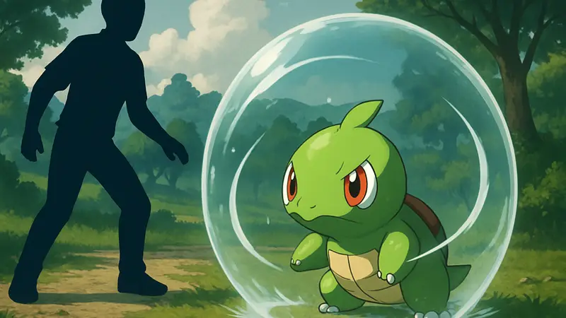 Покемон использует ход Protect, иллюстрирующий нерф в Pokemon Champions