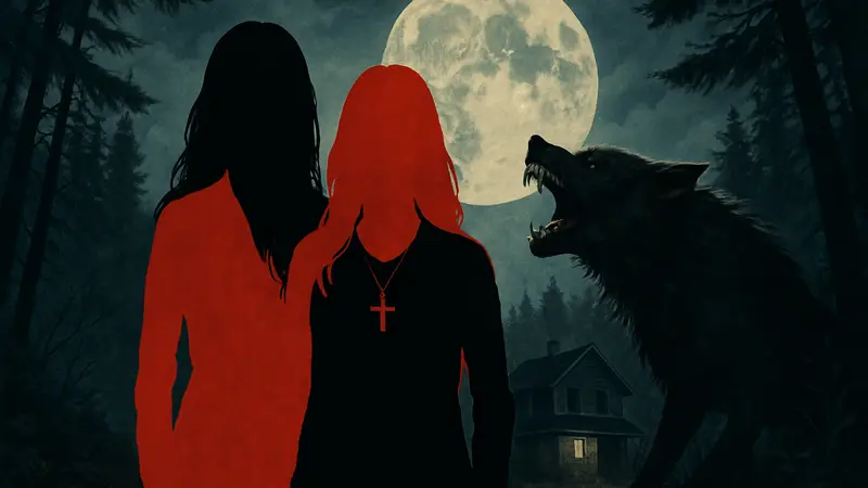 Постер хоррор-фильма Ginger Snaps в честь 25-летнего юбилея и 4K переиздания.