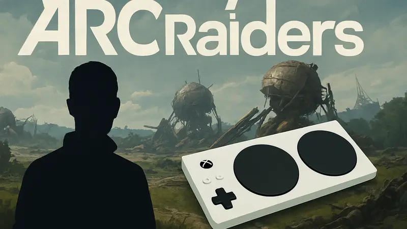 Логотип игры ARC Raiders, контроллер доступности Xbox Adaptive Controller