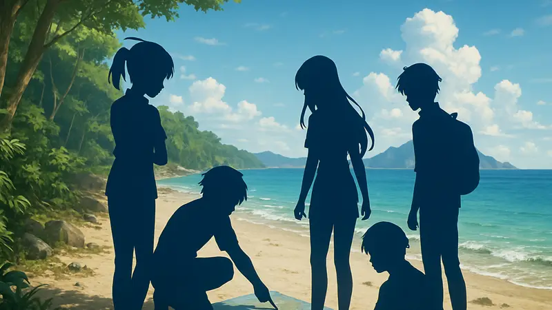 Студенты аниме «Класс превосходства» на необитаемом острове, стратегия выживания.