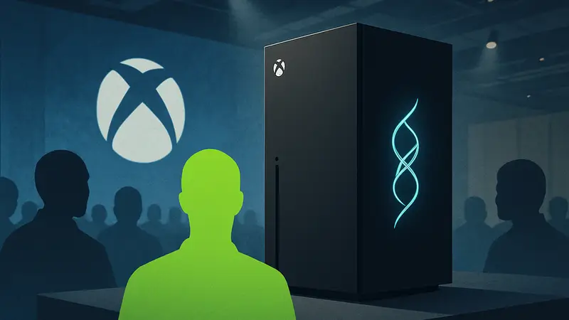 Изображение загадочного нового оборудования Xbox, представленного на GDC, с намёком на Project Helix