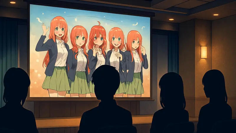 Анонс нового аниме и OVA «Пять невест» (The Quintessential Quintuplets).