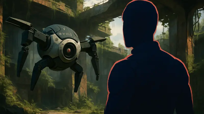 Изображение дрона-карманника из игры Marathon