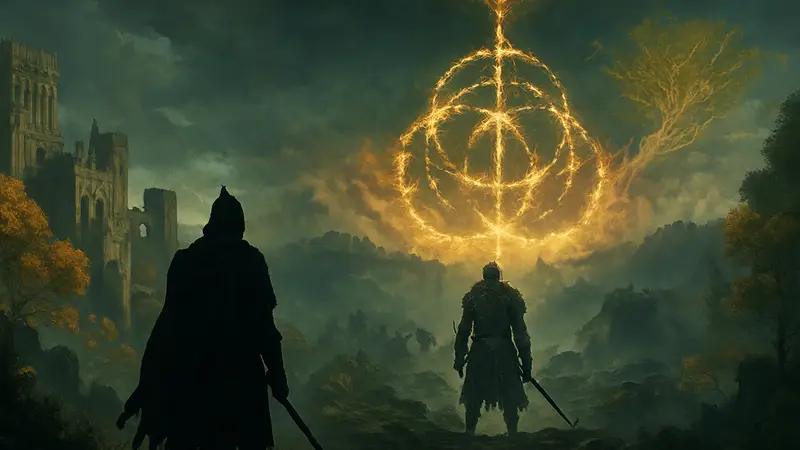 Постер фильма по игре Elden Ring от студии A24 и режиссера Алекса Гарленда