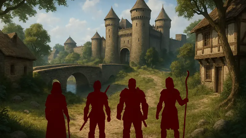 Скриншот из мода Baldur's Gate 3, воссоздающего локации Baldur's Gate 1, с персонажами и окружением.