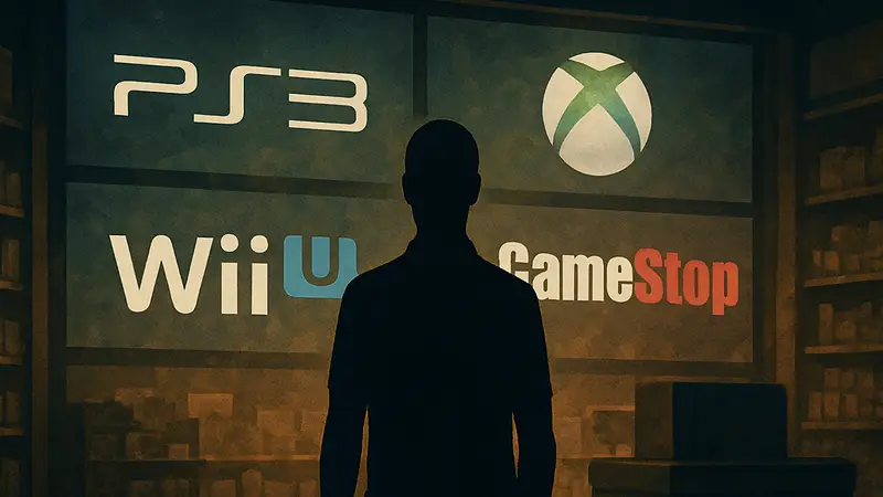 Логотипы консолей PS3, Xbox 360, Wii U и GameStop