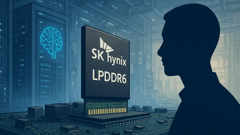 Память LPDDR6 от SK hynix, разработанная для AI-устройств с высокой энергоэффективностью.