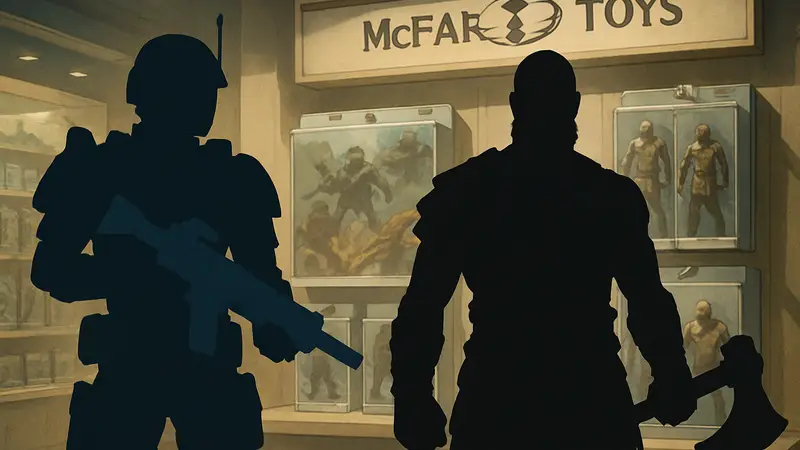 Коллекционные фигурки McFarlane Toys по играм Helldivers 2 и God of War, выходящие в 2026 году.